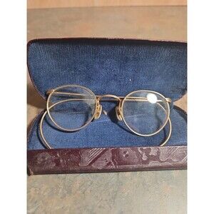 VINTAGE ART CRAFT GOLD FILLED FUL-VUE ORNATE EYEGLASSES!